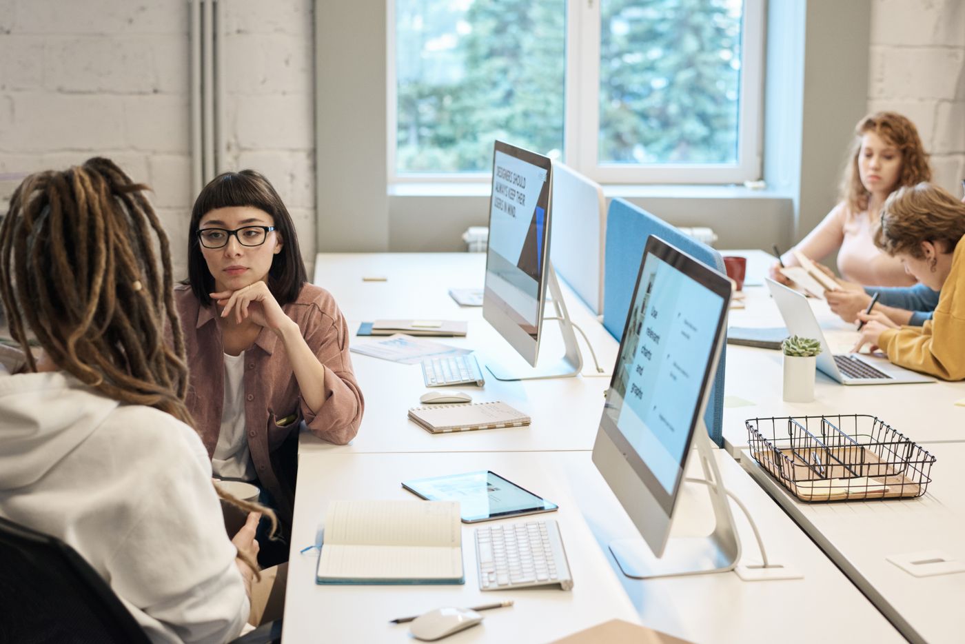 Our team Tech Alphonic specialists collaborating on a client strategy